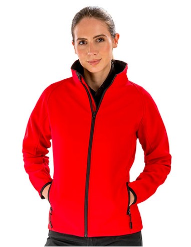 R-R231F-Womens Printable Softshell Jacket with Recycled Fleece Inner